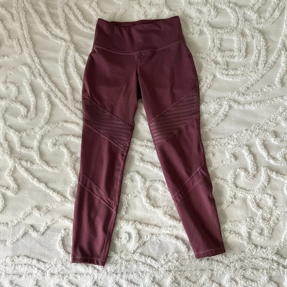 Blush Pink Moto Capri Legging